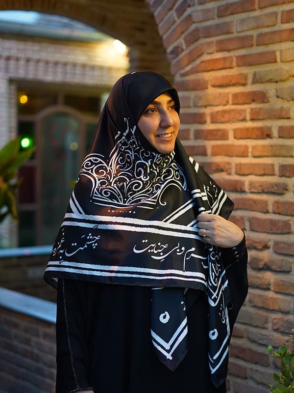 روسری حافظ - رنگ مشکی